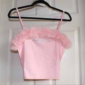 Brand Forever 21 Pink “Angel” Tank Top